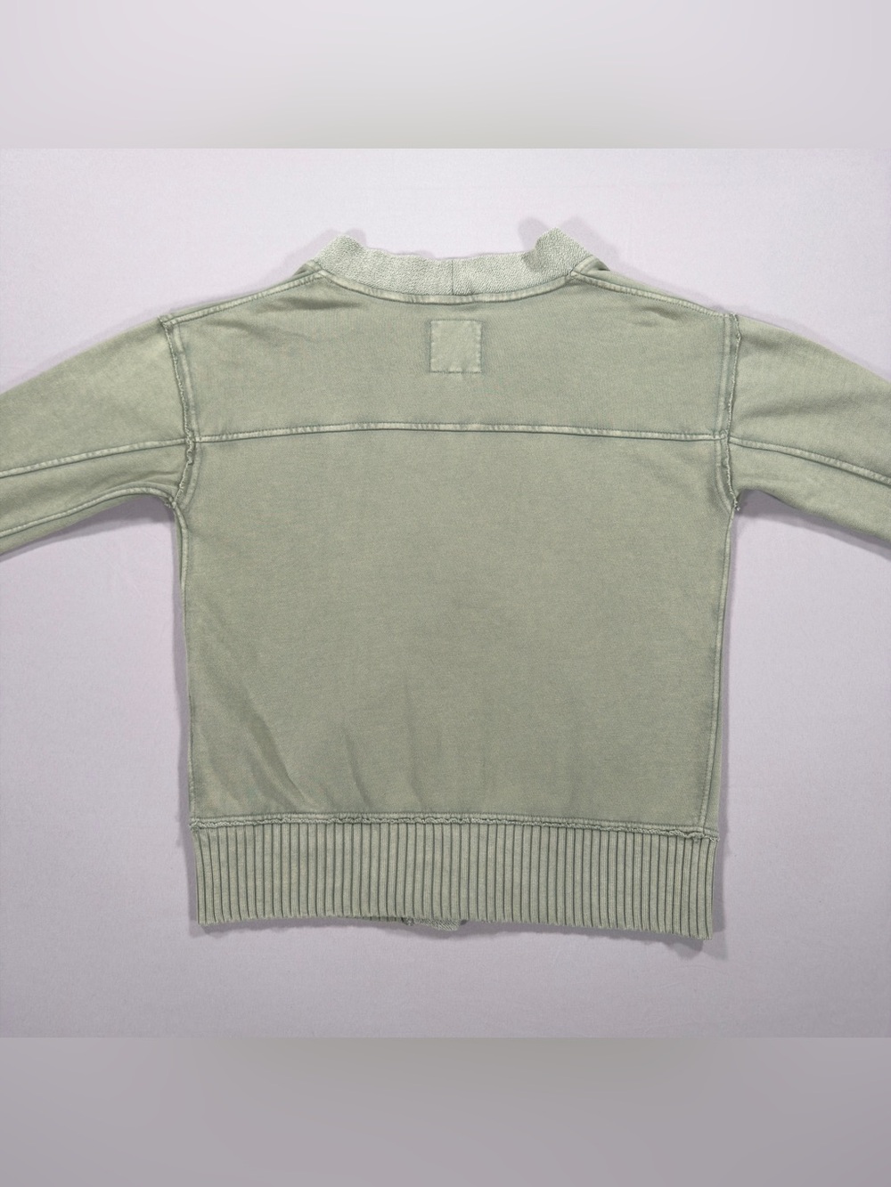 Aerie Women's XXS Olive Green Fleece Cardigan Button Front Cozy Sweater Cabin - Picture 8 of 11